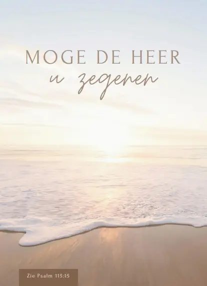 WK Moge de Heer u zegenen