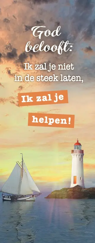 Boekenlegger: God belooft: Ik zal