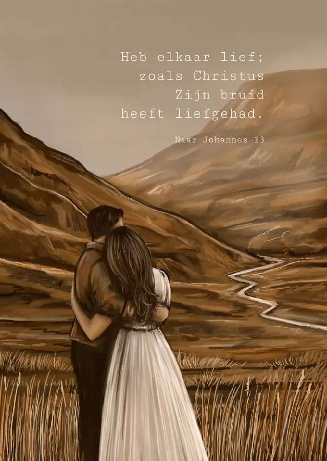 Kaartje A7 Zie, Ik sta aan de deur