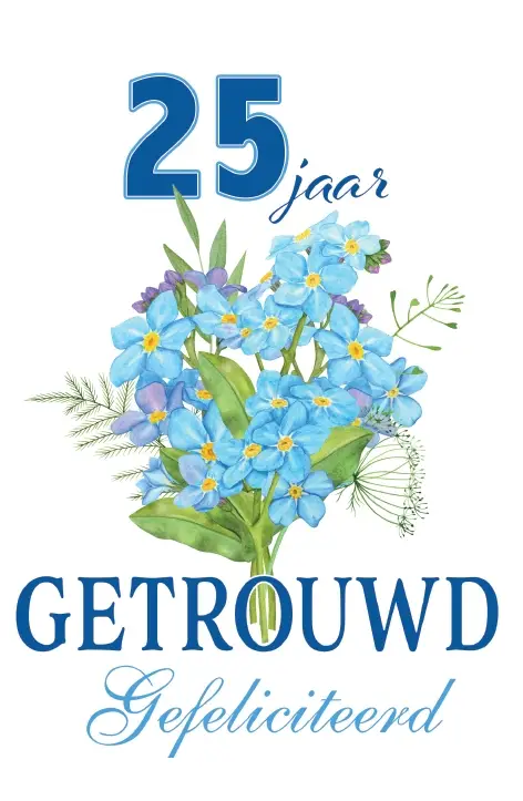 WK 25 jaar getrouwd! Gefeliciteerd