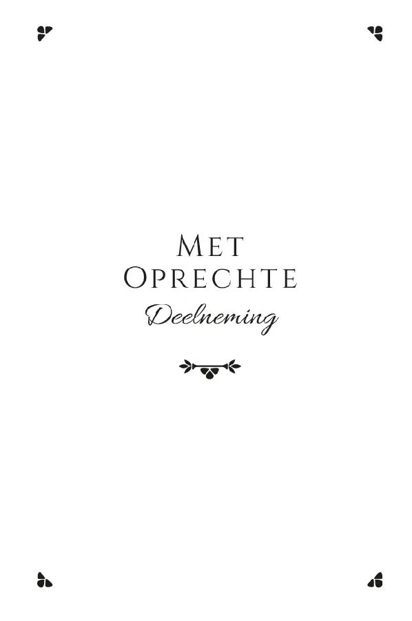 WK  Met Oprechte Deelneming
