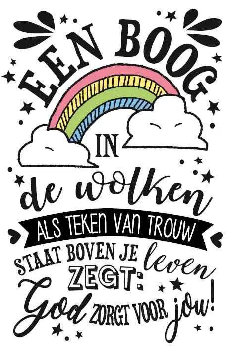 WK Een boog in de wolken..