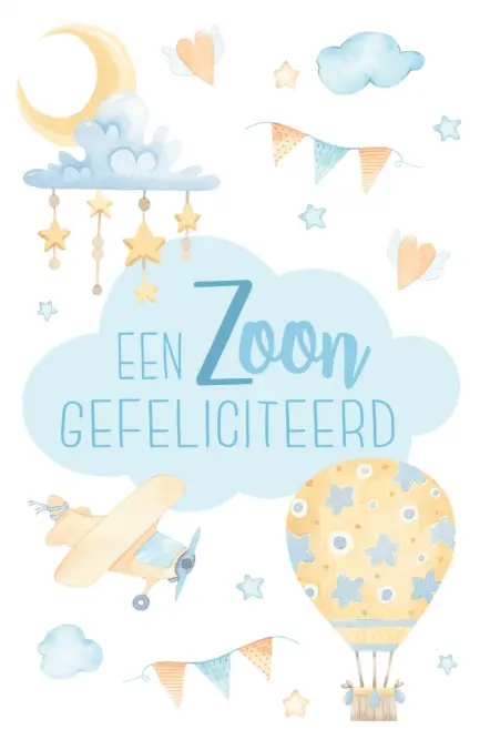 Gefeliciteerd met de geboorte van jullie Zoon