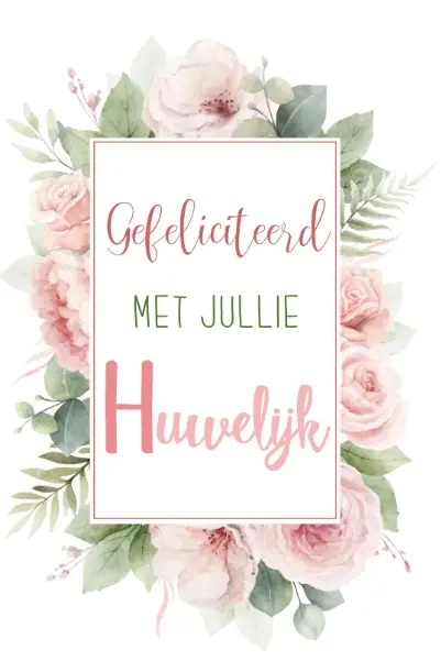 WK Getrouwd Gefeliciteerd