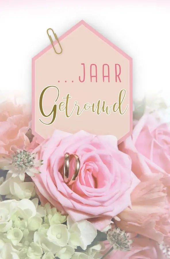 WK ... jaar Getrouwd Gefeliciteerd