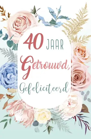 WK Gefeliciteerd met jullie 40-jarig..