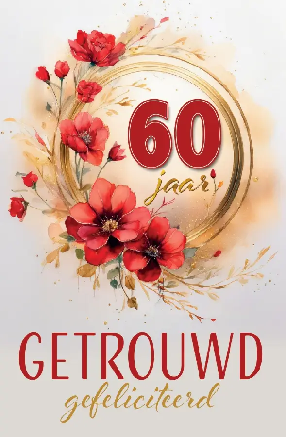 WK Gefeliciteerd met uw 60-jarig...