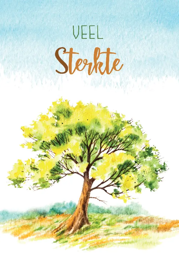 Wenskaart Veel sterkte