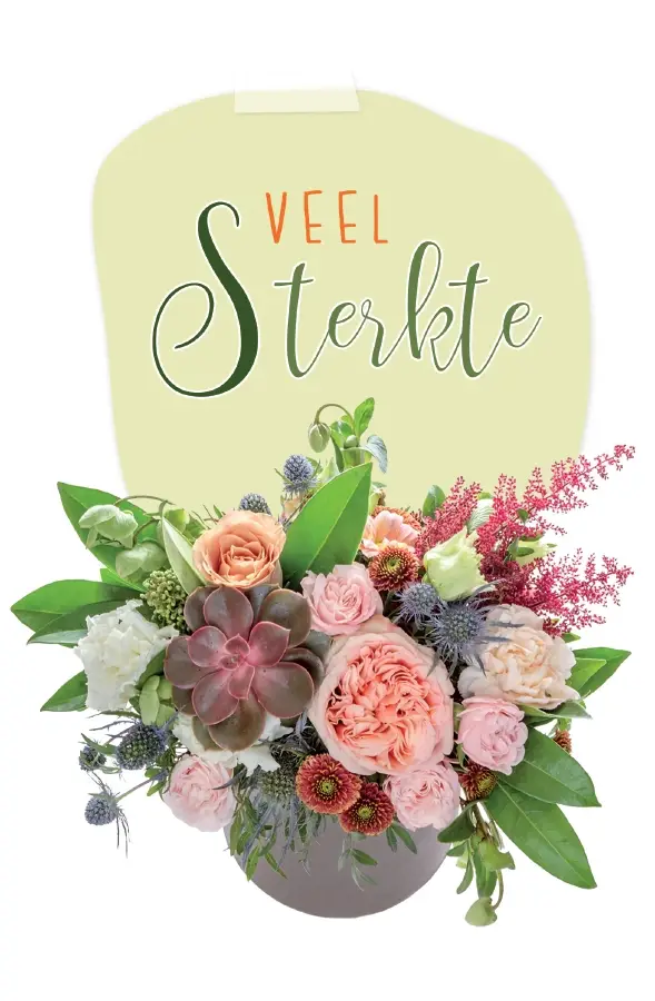 Wenskaart Veel sterkte