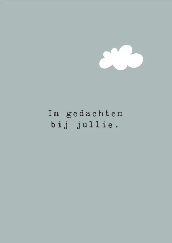 WK In gedachten bij jullie