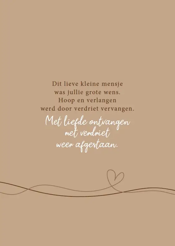 WK Verlies kindje