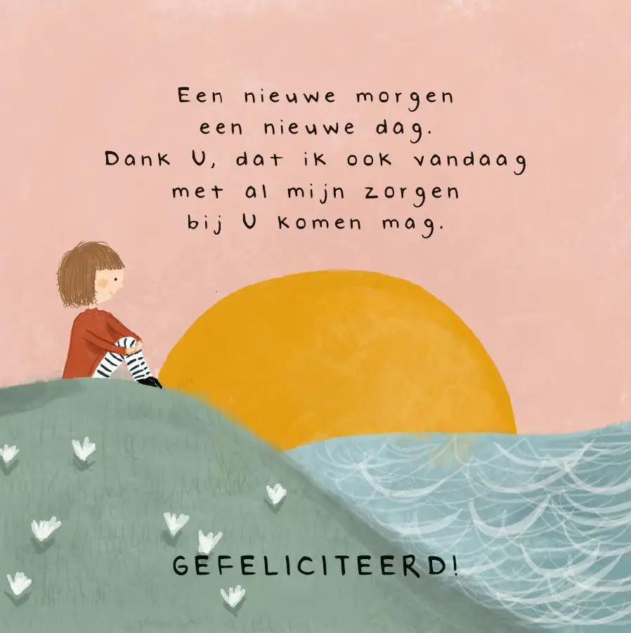 Wenskaart Gefeliciteerd