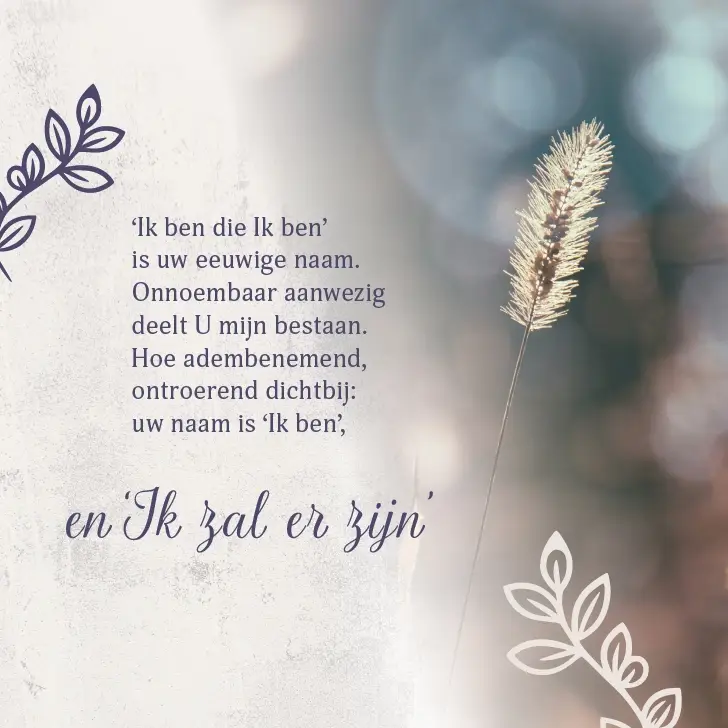 Enkele Kaart Rust en Vrede + envelop