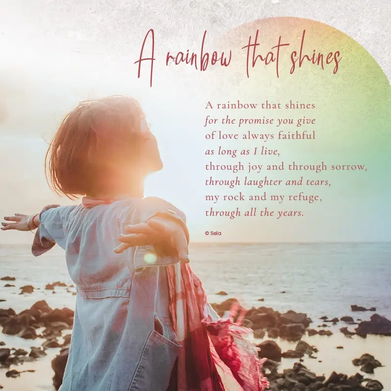 Enkele Kaart A Rainbow that shines + env