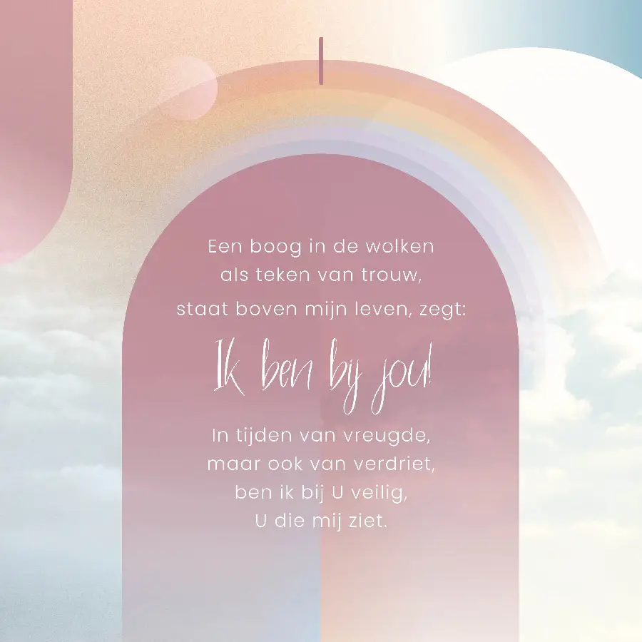 Enkele Kaart Ik ben bij jou+env