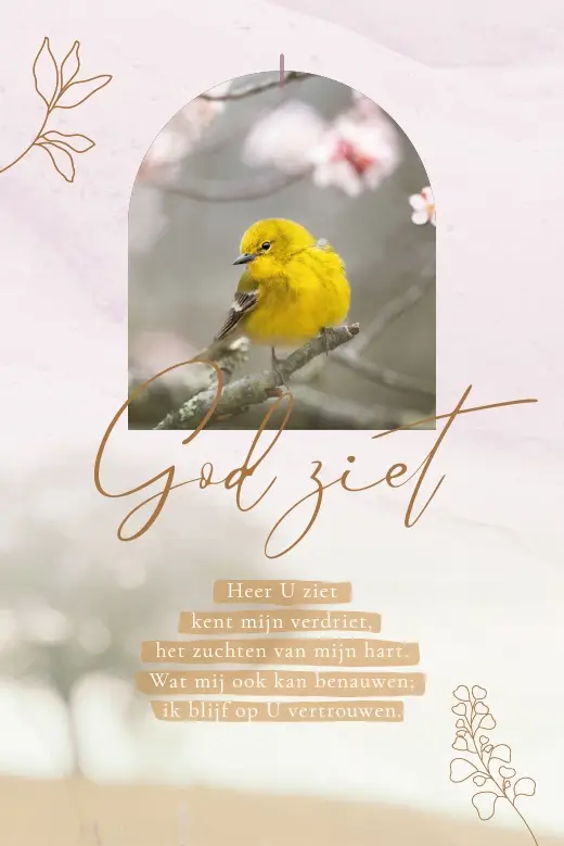 Enkele Kaart God ziet+env