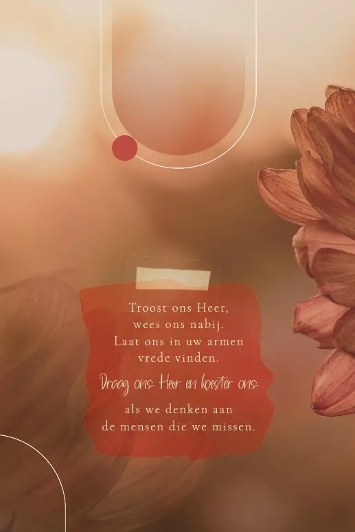 Enkele Kaart De mensen die we missen
