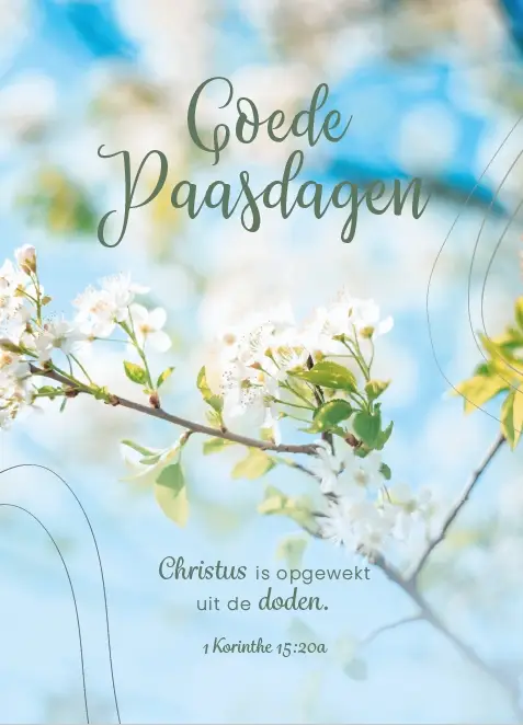 Prentbriefkaart Goede Paasdagen