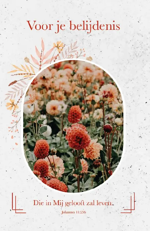 Wenskaart Voor je Belijdenis