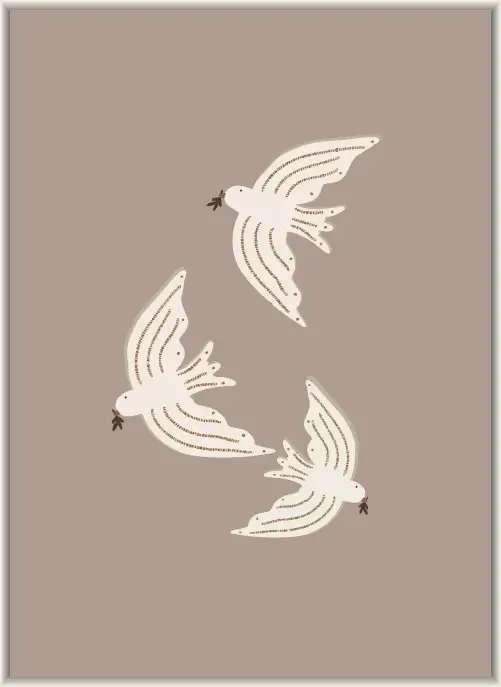 Duiven (Blanco)