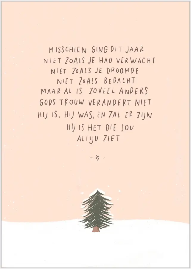 Misschien ging dit jaar niet zoals ....