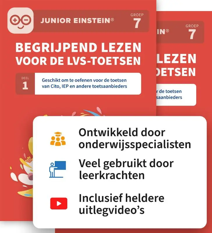 Begrijpend lezen voor de LVS-toetsen - Deel 1 en 2 / Groep 7