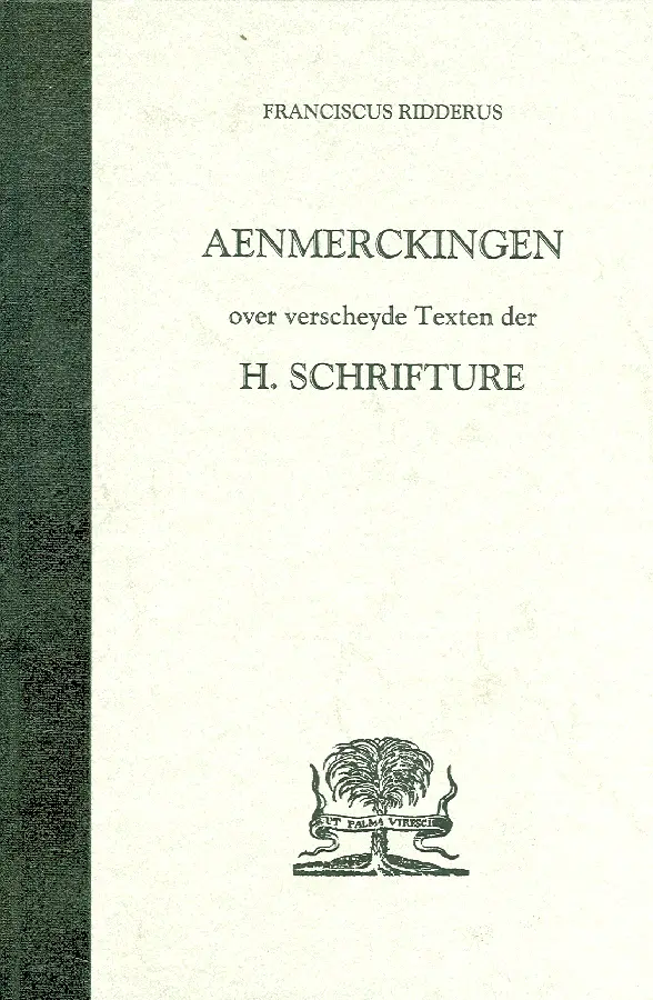 Aenmerckingen op verscheyde texten