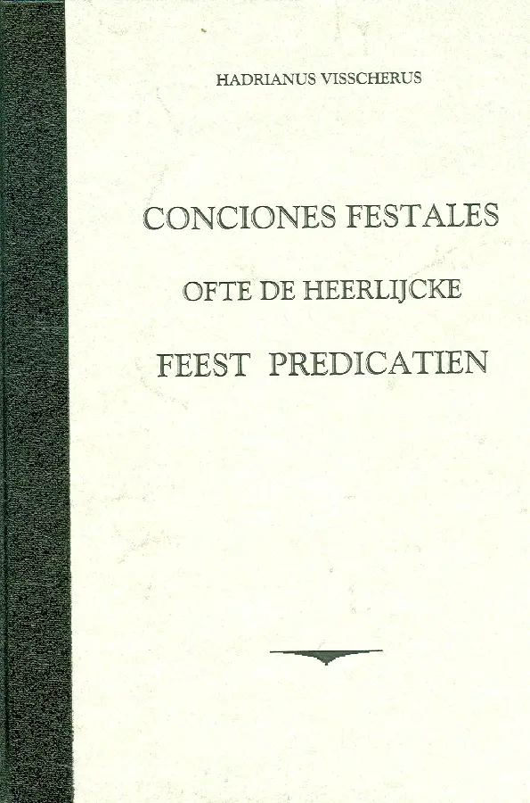 Conciones Festales / Feestpredicatien