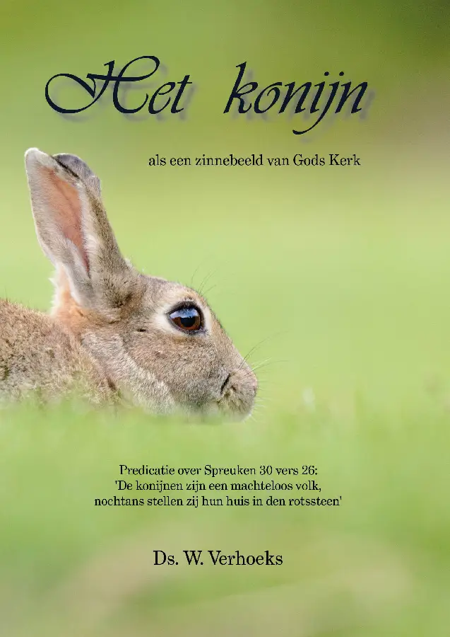 Konijn als een zinnebeeld v/d kerke Gods