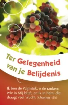 Minikaart belijdenis