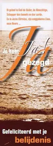 Boekenlegger ik geloof in God de vader