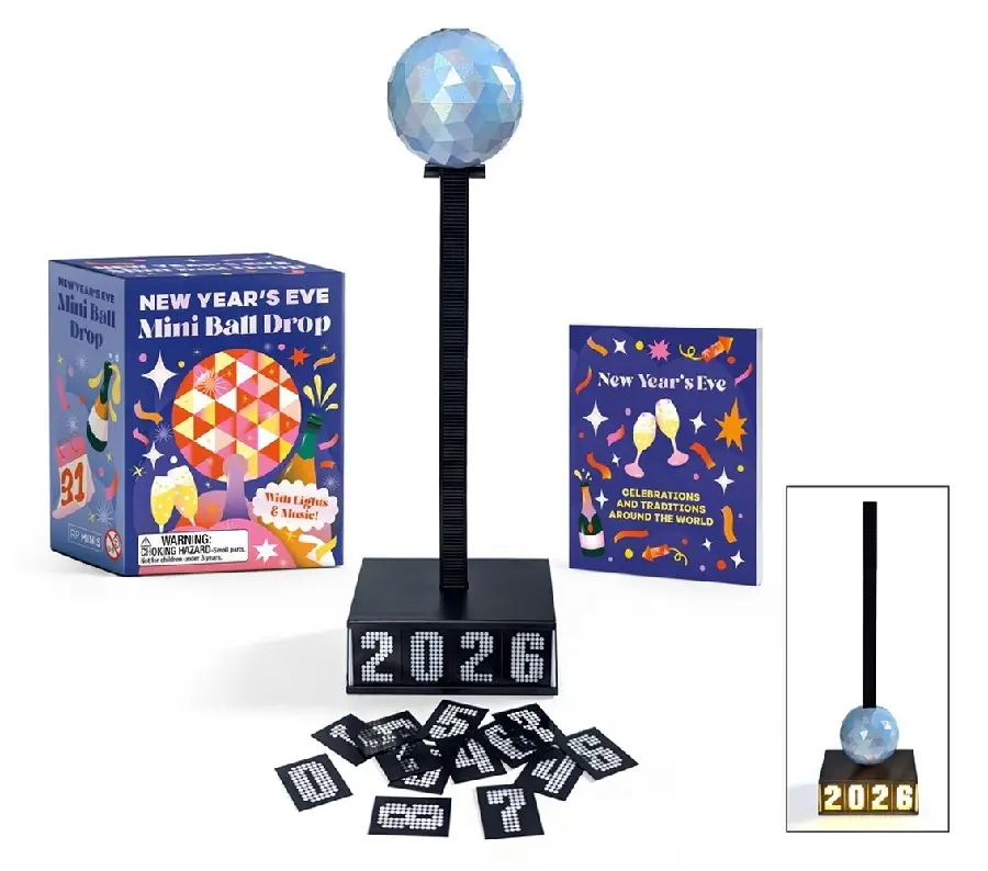New Year's Eve Mini Ball Drop: With Lights & Music!
