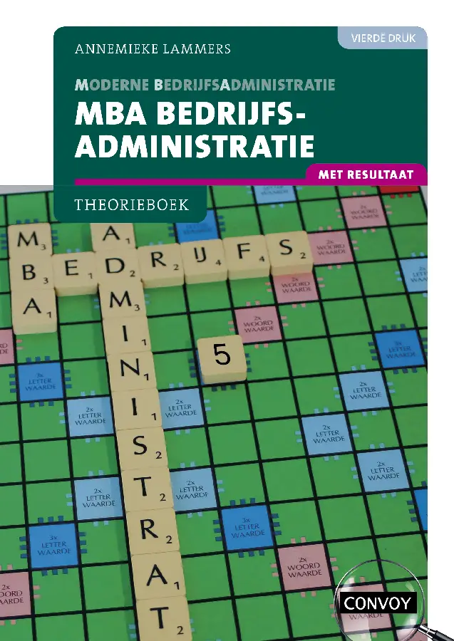 4e druk / MBA Bedrijfsadministratie met resultaat / Theorieboek