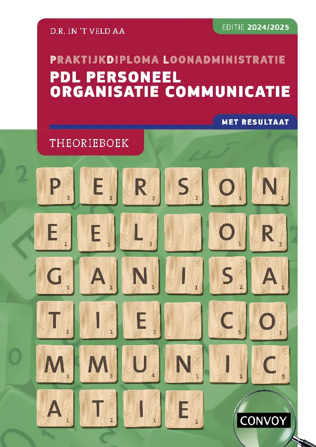 2024/2025 / PDL Personeel Organisatie Communicatie / Theorieboek