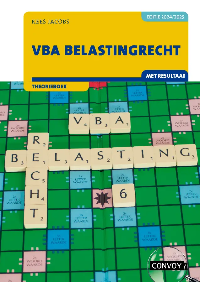 2024/2025 / VBA Belastingrecht met resultaat / Theorieboek