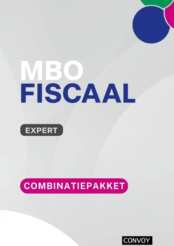 2026/2027 / MBO Fiscaal Expert / Combinatiepakket