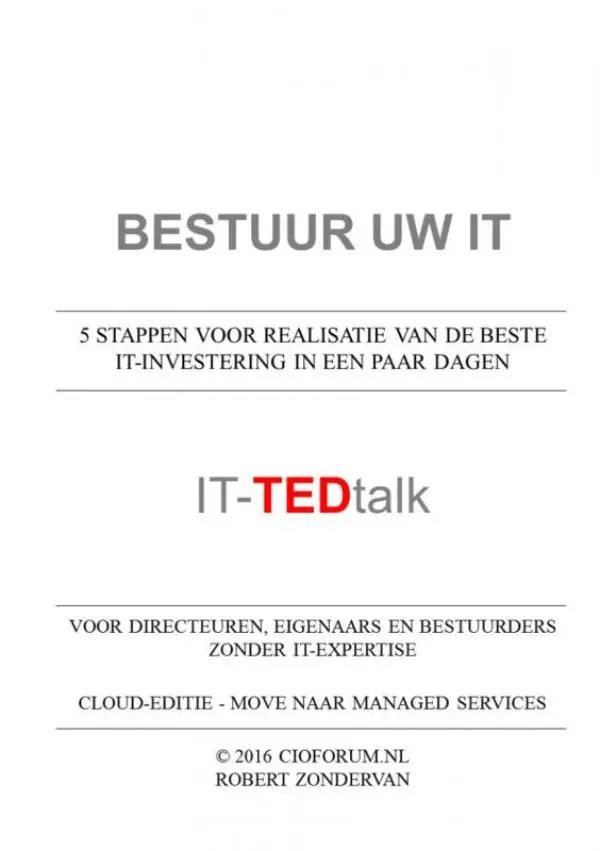 Bestuur uw IT!