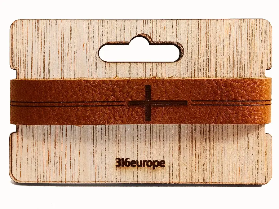 Leren armband verstelbaar