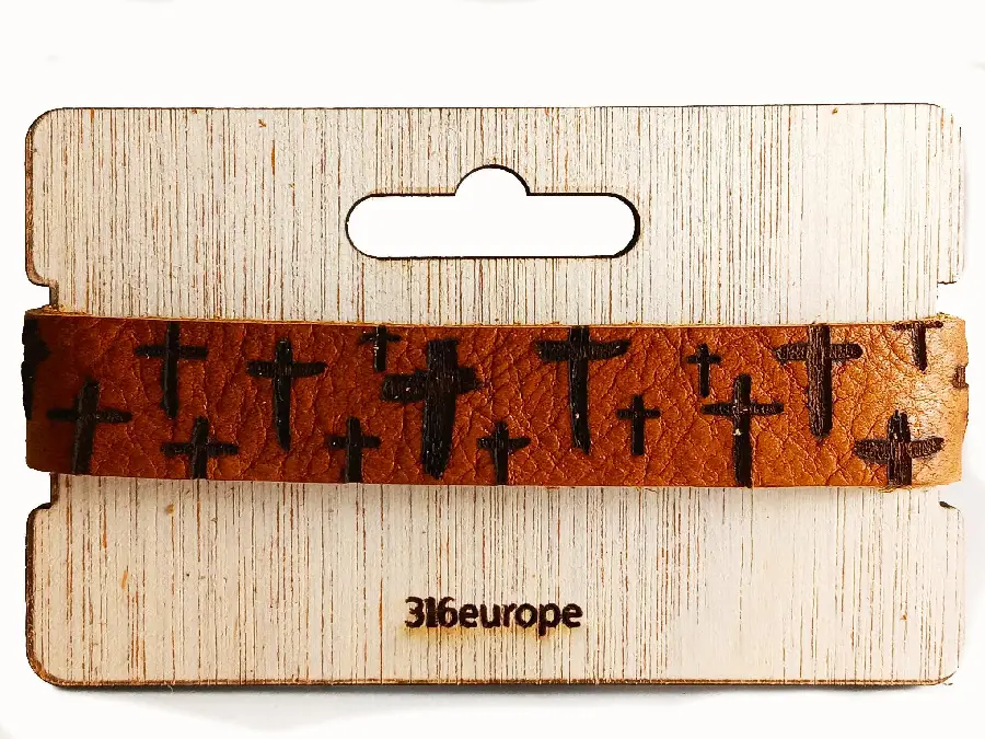 Leren armband verstelbaar