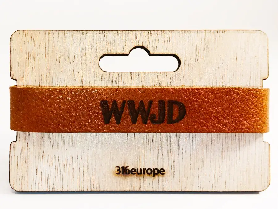 Leren armband verstelbaar