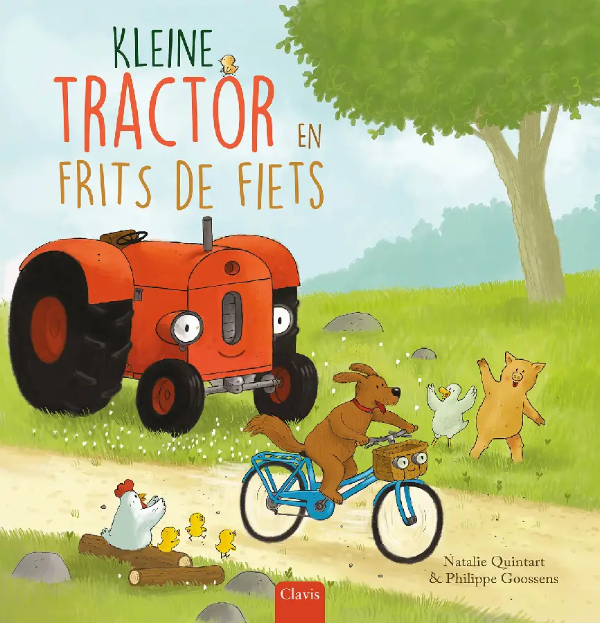 Kleine Tractor en Frits de fiets