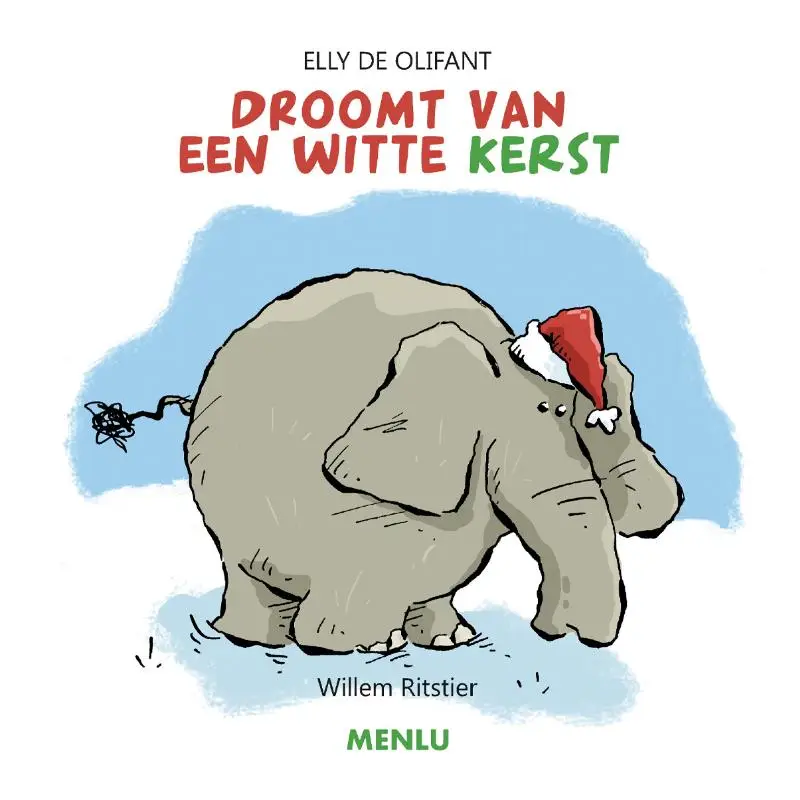 Elly de Olifant droomt van een witte kerst