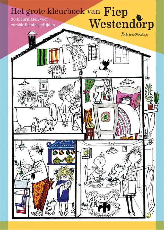 Grote kleurboek van fiep westendorp