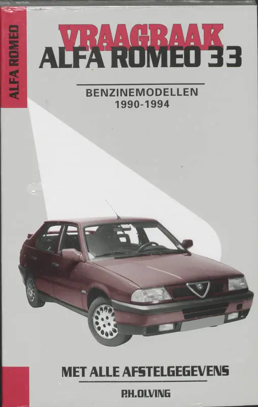 Vraagbaak Alfa Romeo 33 / Benzinemodellen 1990-1994