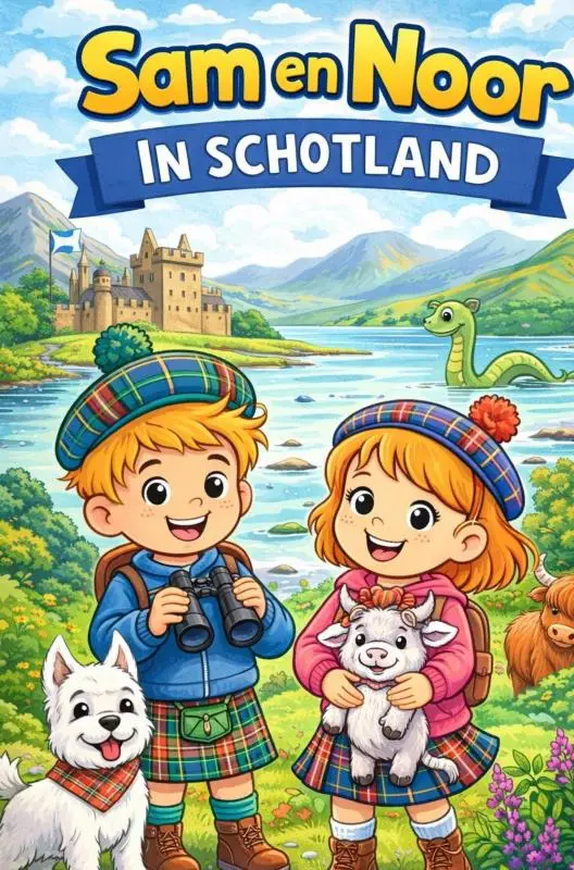 Sam en Noor in Schotland