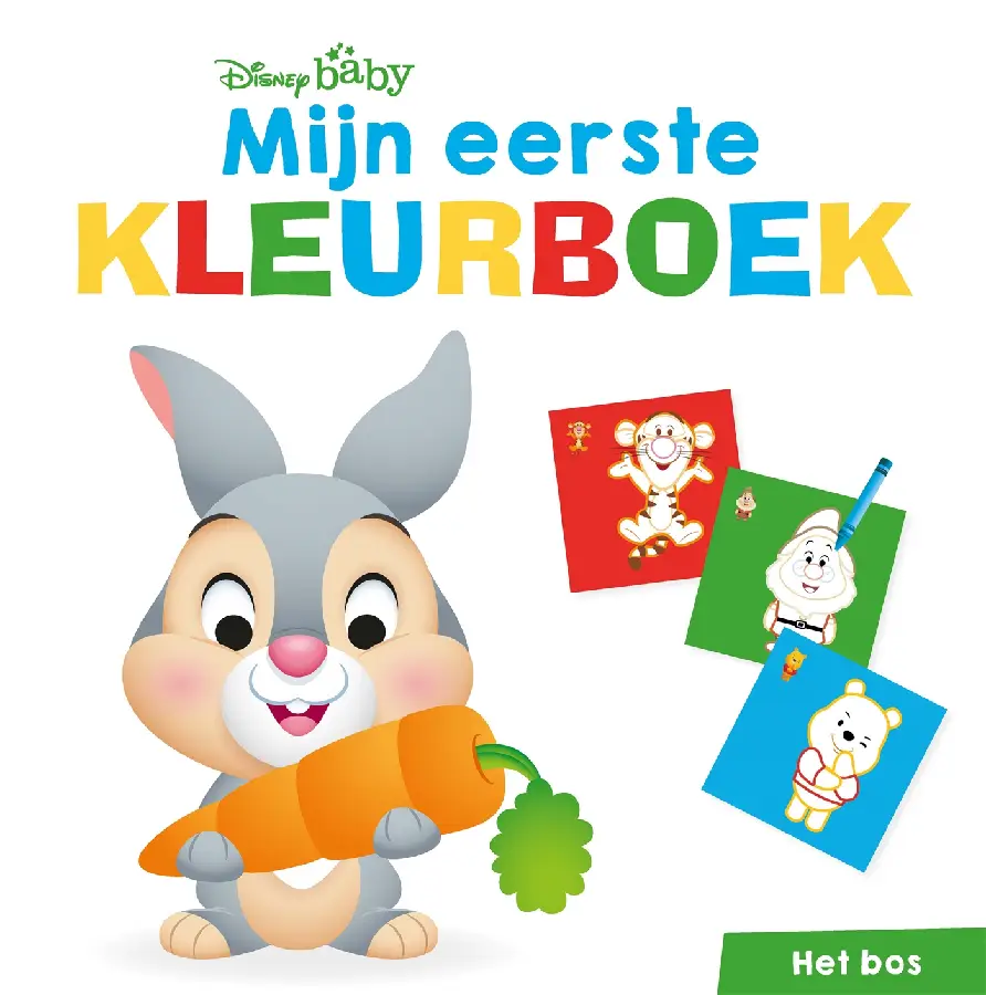 Mijn eerste kleurboek Het bos