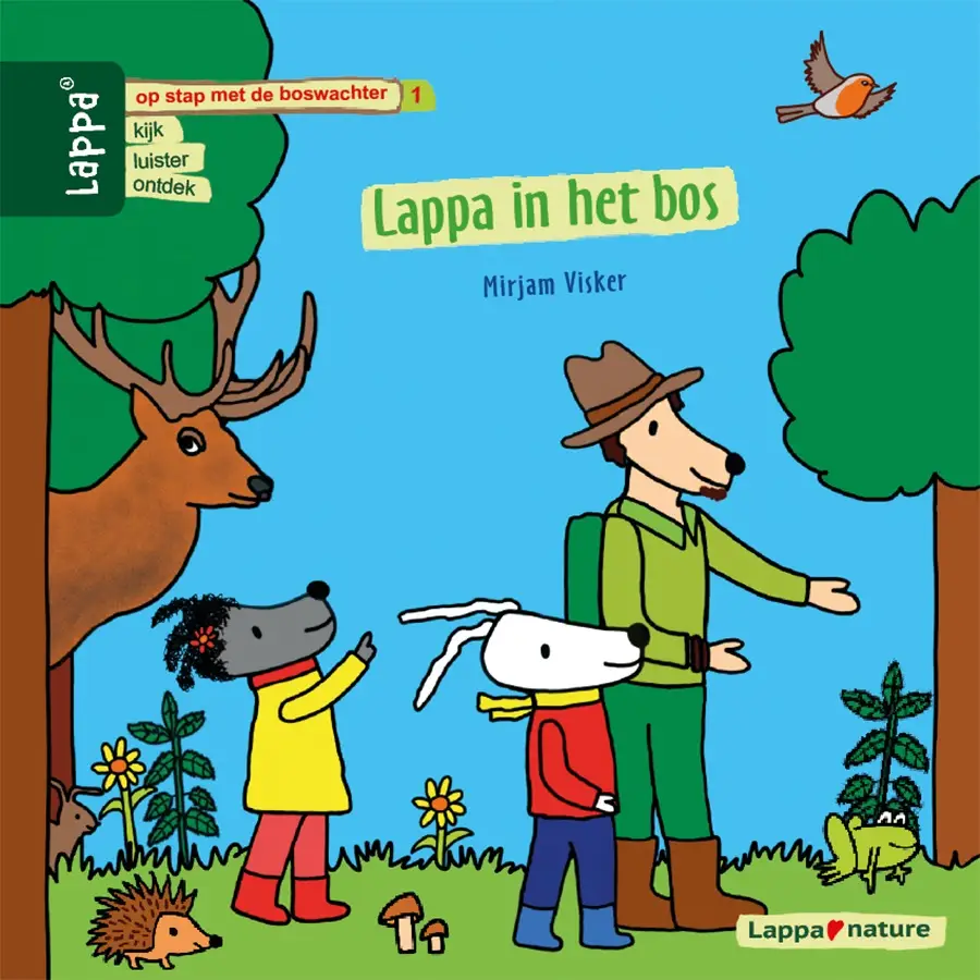 Lappa in het bos