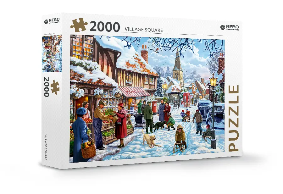 Rebo legpuzzel 2000 stukjes - Village square