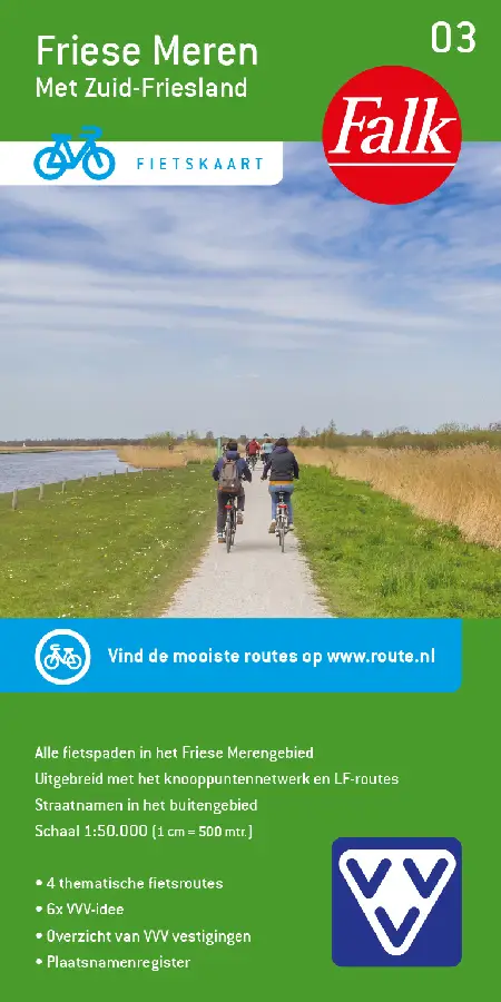 Falk VVV Fietskaart 03 Friese Meren