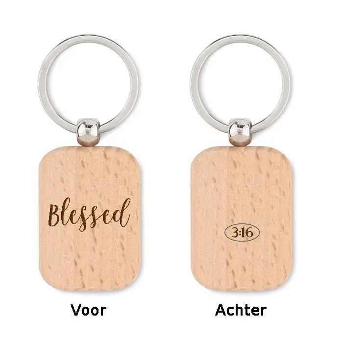 Blessed (Sleutelhanger hout)